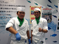 宮城県 宮城県水産高校 生物環境類型3年生のみなさん3