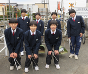 茨城県 結城市立結城中学校 女子バレーボール部のみなさん2