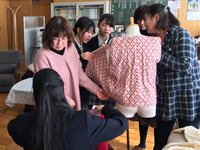 長野県 諏訪実業高校 服飾科・商業科の生徒のみなさん2