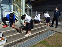 和歌山県 白浜町立三舞中学校 3人の2年生2