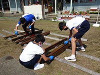 和歌山県 白浜町立三舞中学校 3人の2年生3