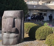 宮城県 志津川高校 生徒会、モアイサークルのみなさん2