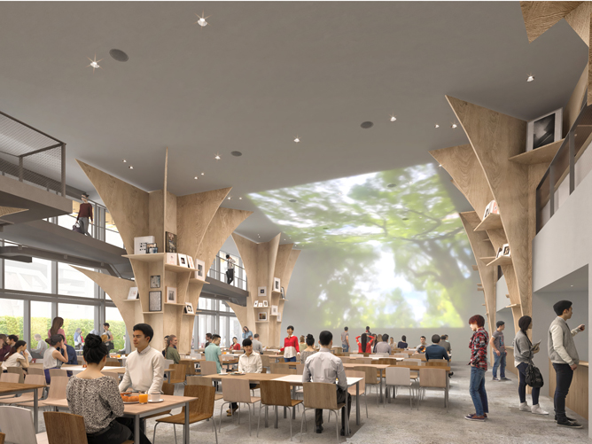 武蔵大学の学食
