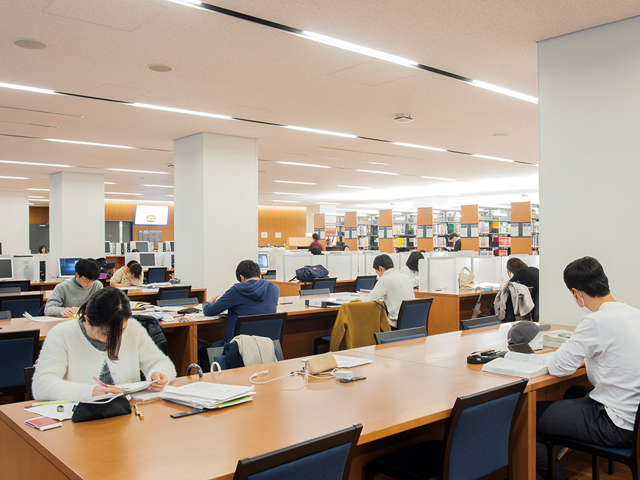 北里大学の図書館