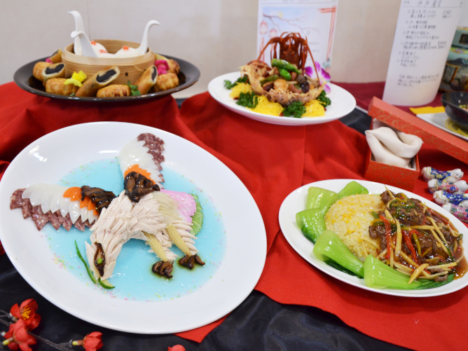 「卒業作品展（2年生）」中国料理作品