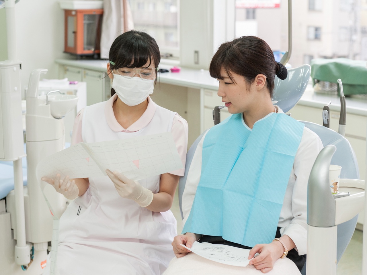 「患者さんの状況、治療の方法等を分かりやすく説明します。」