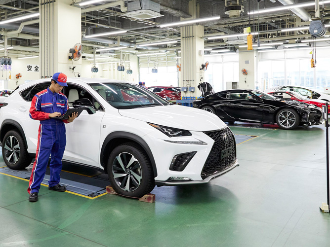トヨタ名古屋自動車大学校のcampusgallery