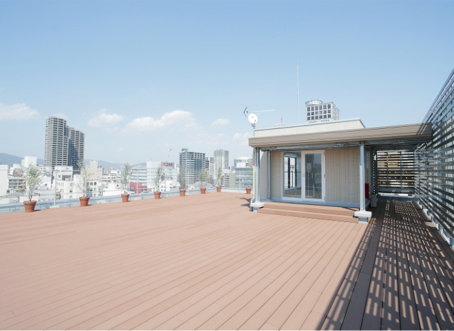 屋上テラス＜田町キャンパス＞