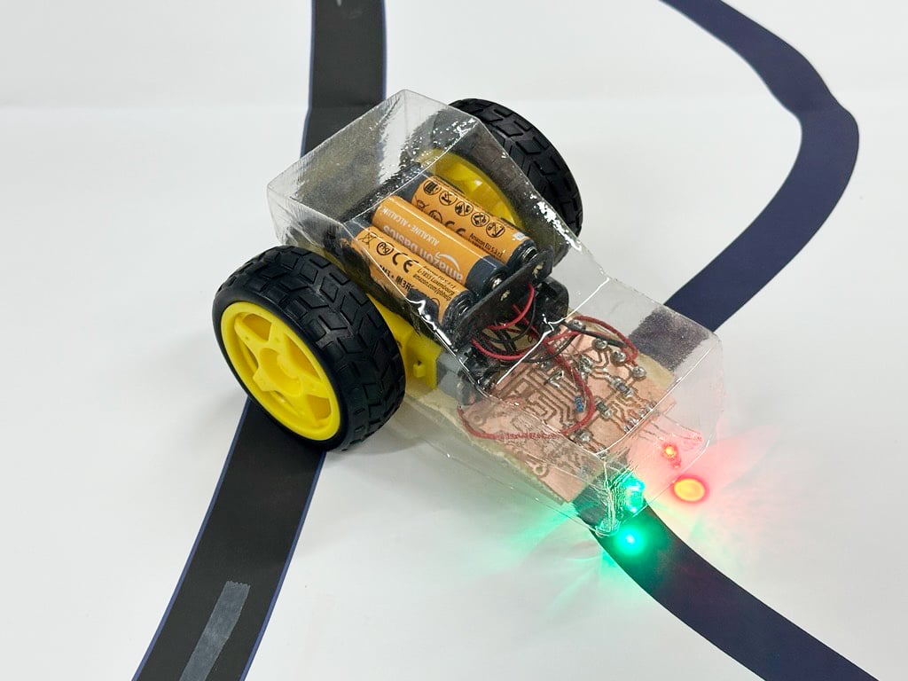 【SANKENものづくり教室2026】光センサーで自動走行！線をたどるロボットを作ろう1