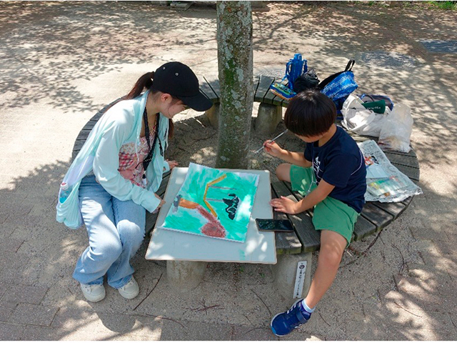 夏休み子ども写生大会2