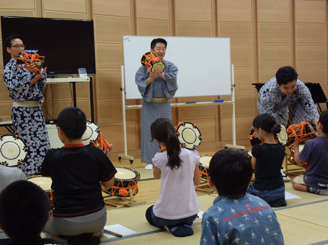 第19回　子ども見学会「お囃子を体験しよう！」4