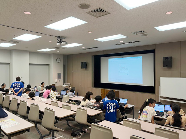 「プログラミングで音楽作りに挑戦
～駅メロだって再現できる！～
－第16回子どもいちょう塾－」2