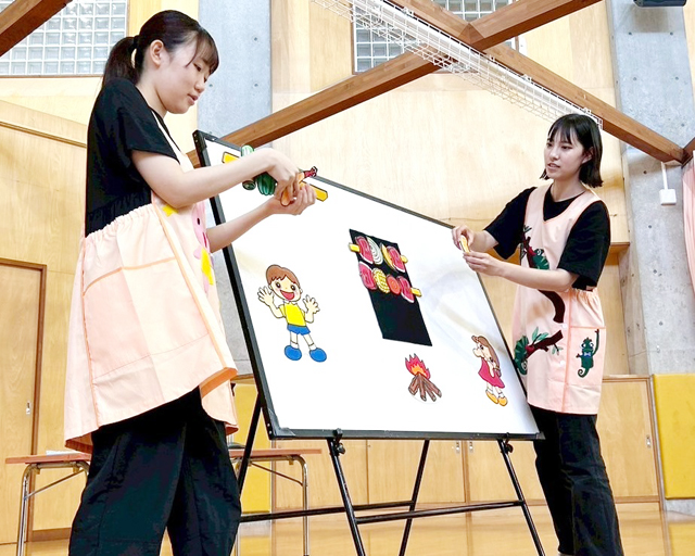 小中学生のための保育体験講座
保育っておもしろい！たのしい！すてき！～未来の幼稚園・保育園の先生大集合～2